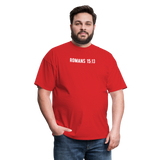 Romans 15:13 Unisex Classic T-Shirt - red
