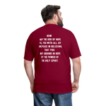Romans 15:13 Unisex Classic T-Shirt - burgundy