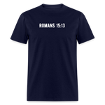 Romans 15:13 Unisex Classic T-Shirt - navy