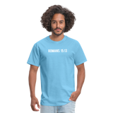 Romans 15:13 Unisex Classic T-Shirt - aquatic blue