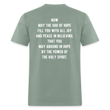 Romans 15:13 Unisex Classic T-Shirt - sage