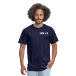 John 14:6 Unisex Classic T-Shirt - navy