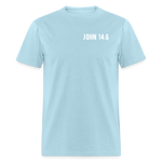 John 14:6 Unisex Classic T-Shirt - powder blue