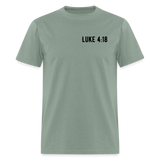 Luke 4:18 Unisex Classic T-Shirt - sage