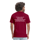 Matthew 11:28-29 Unisex Classic T-Shirt - burgundy