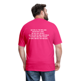 Matthew 11:28-29 Unisex Classic T-Shirt - fuchsia