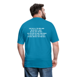 Matthew 11:28-29 Unisex Classic T-Shirt - turquoise