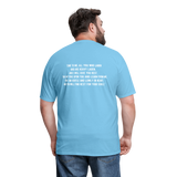 Matthew 11:28-29 Unisex Classic T-Shirt - aquatic blue