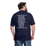 Joel 2:12-13 Unisex Classic T-Shirt - navy