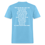 Joel 2:12-13 Unisex Classic T-Shirt - aquatic blue