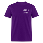 James 5:13-18 Unisex Classic T-Shirt - purple
