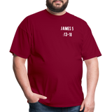 James 5:13-18 Unisex Classic T-Shirt - burgundy