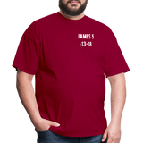 James 5:13-18 Unisex Classic T-Shirt - dark red