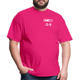 James 5:13-18 Unisex Classic T-Shirt - fuchsia