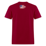 Forgiven 70x7 Unisex Classic T-Shirt - dark red