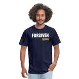 Forgiven 70x7 Unisex Classic T-Shirt - navy