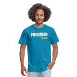 Forgiven 70x7 Unisex Classic T-Shirt - turquoise