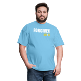 Forgiven 70x7 Unisex Classic T-Shirt - aquatic blue