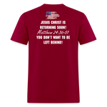 Sound The Alarm Unisex Classic T-Shirt - dark red