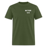 Matthew 13:15 Unisex Classic T-Shirt - military green