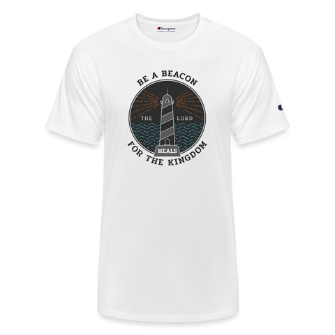 Be A Beacon Champion Unisex T-Shirt - white